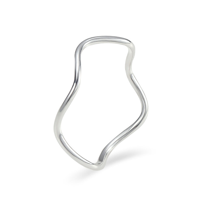 Minimalist Solid 925 Sterling Silver Ring