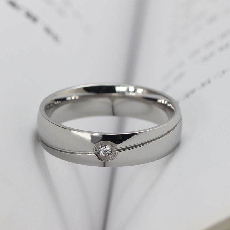 Fashion Titanium Steel Men's And Women's Rings Wholesale