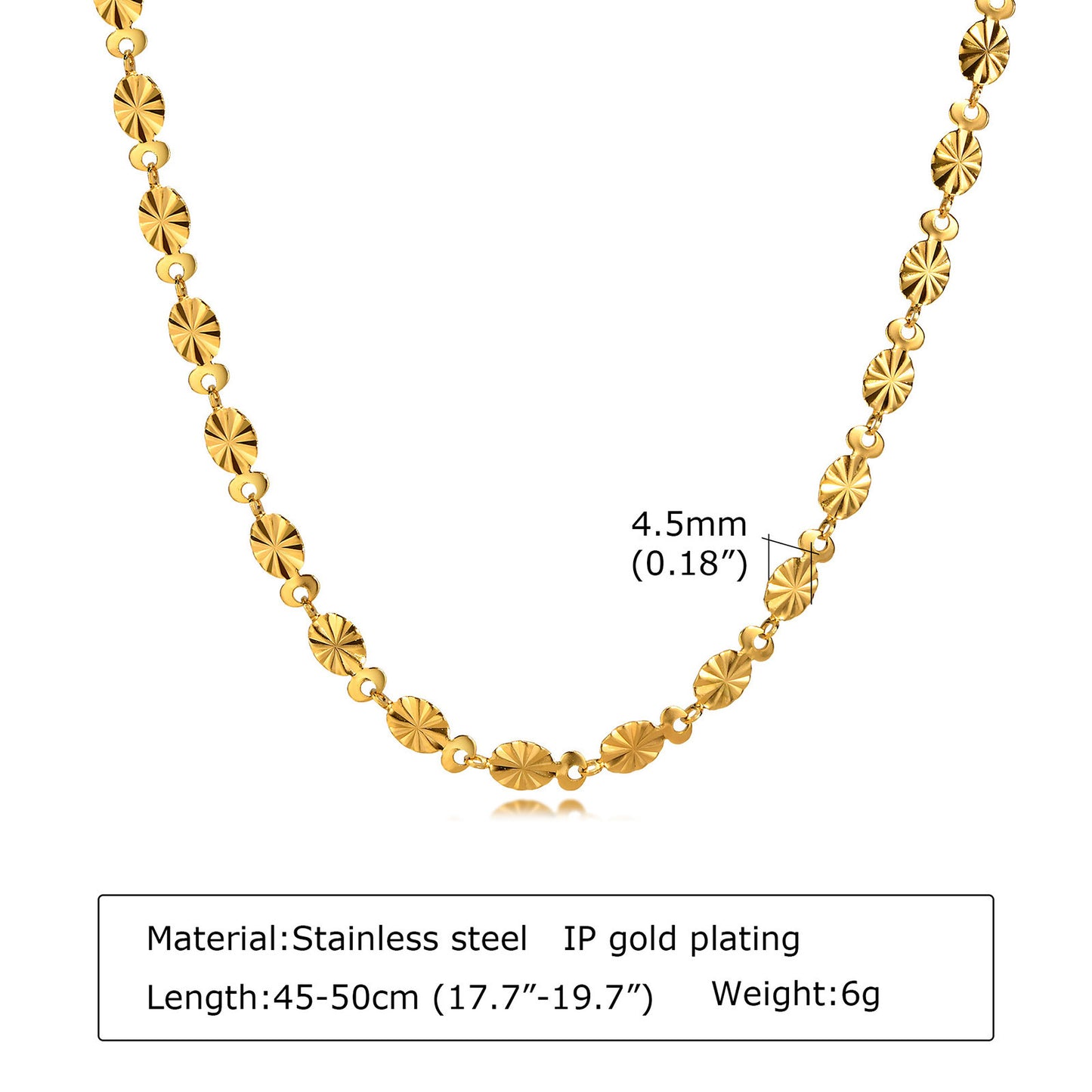 Necklace Wholesale Stainless Steel Women’s Gold Necklace