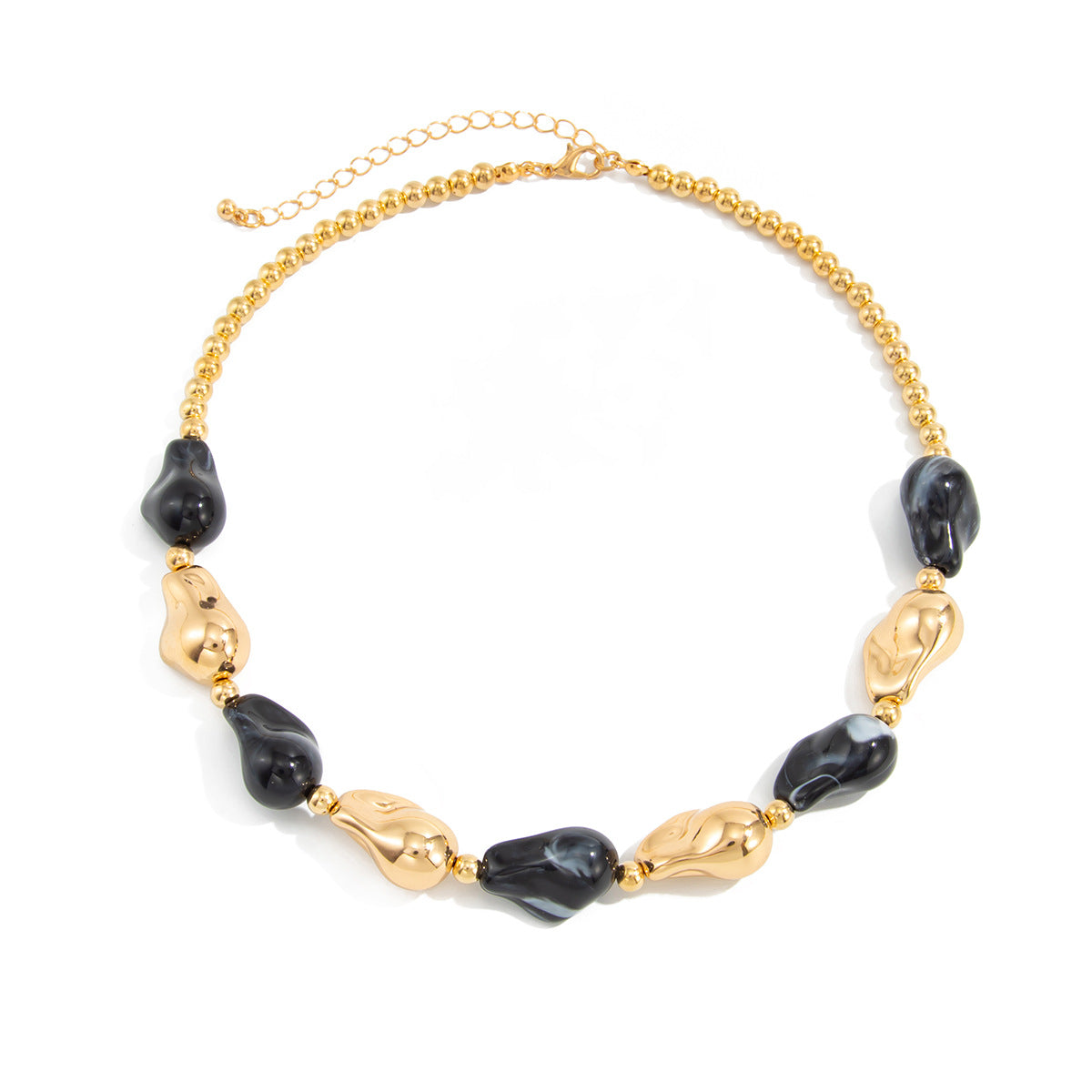 French Baroque Pearl Bead Necklace