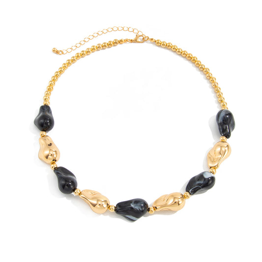 French Baroque Pearl Bead Necklace