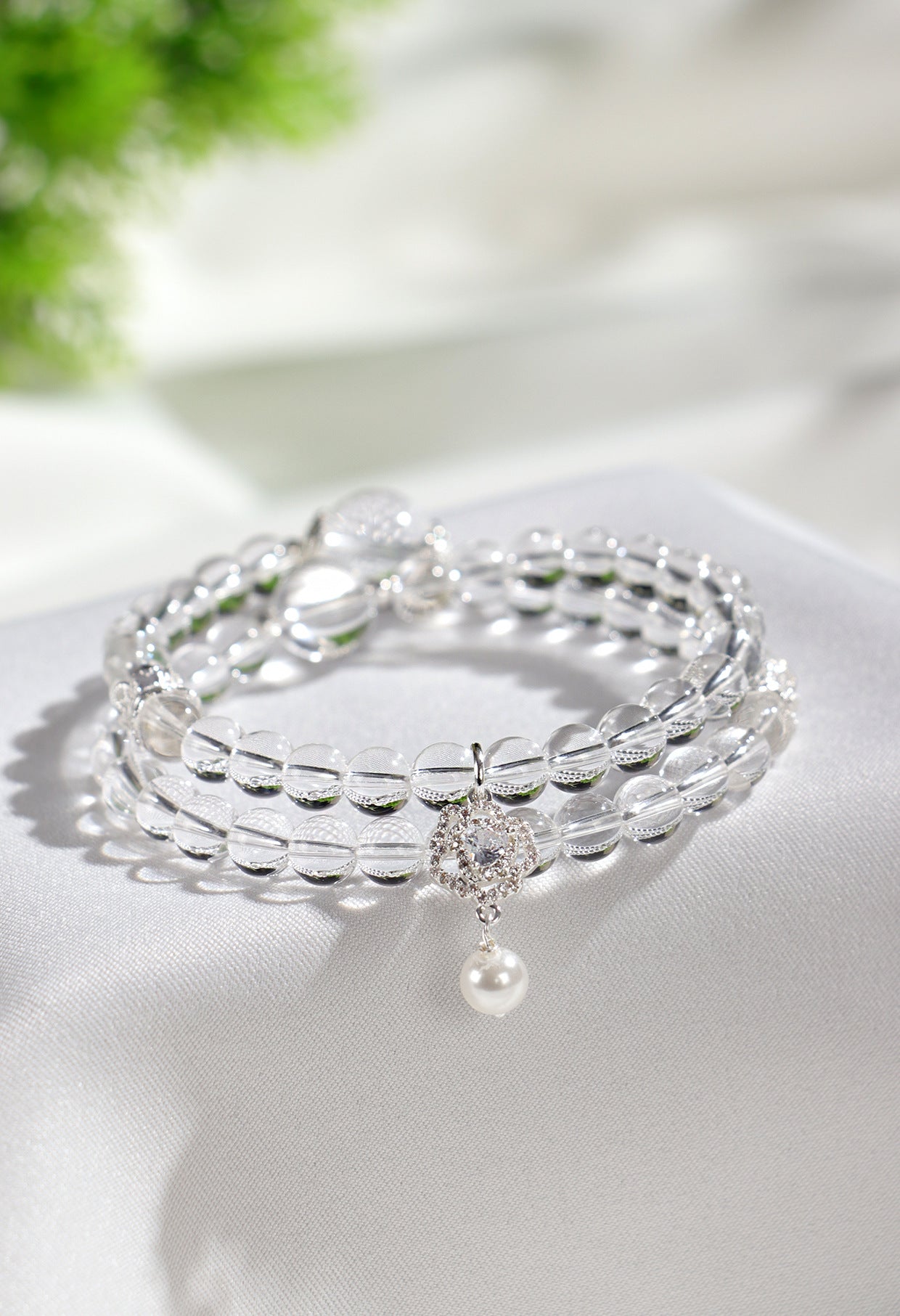 Planderful Fortune's Favor Bracelet – Elegant Crystal Beaded Design