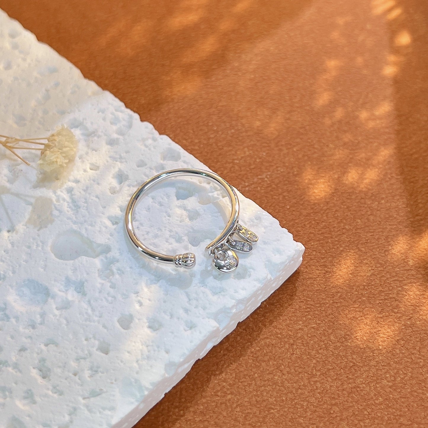 Planderful S925 Sterling Silver Fat Fu Pumpkin Lucky Nafu Ring – Exquisite Light Luxury Design