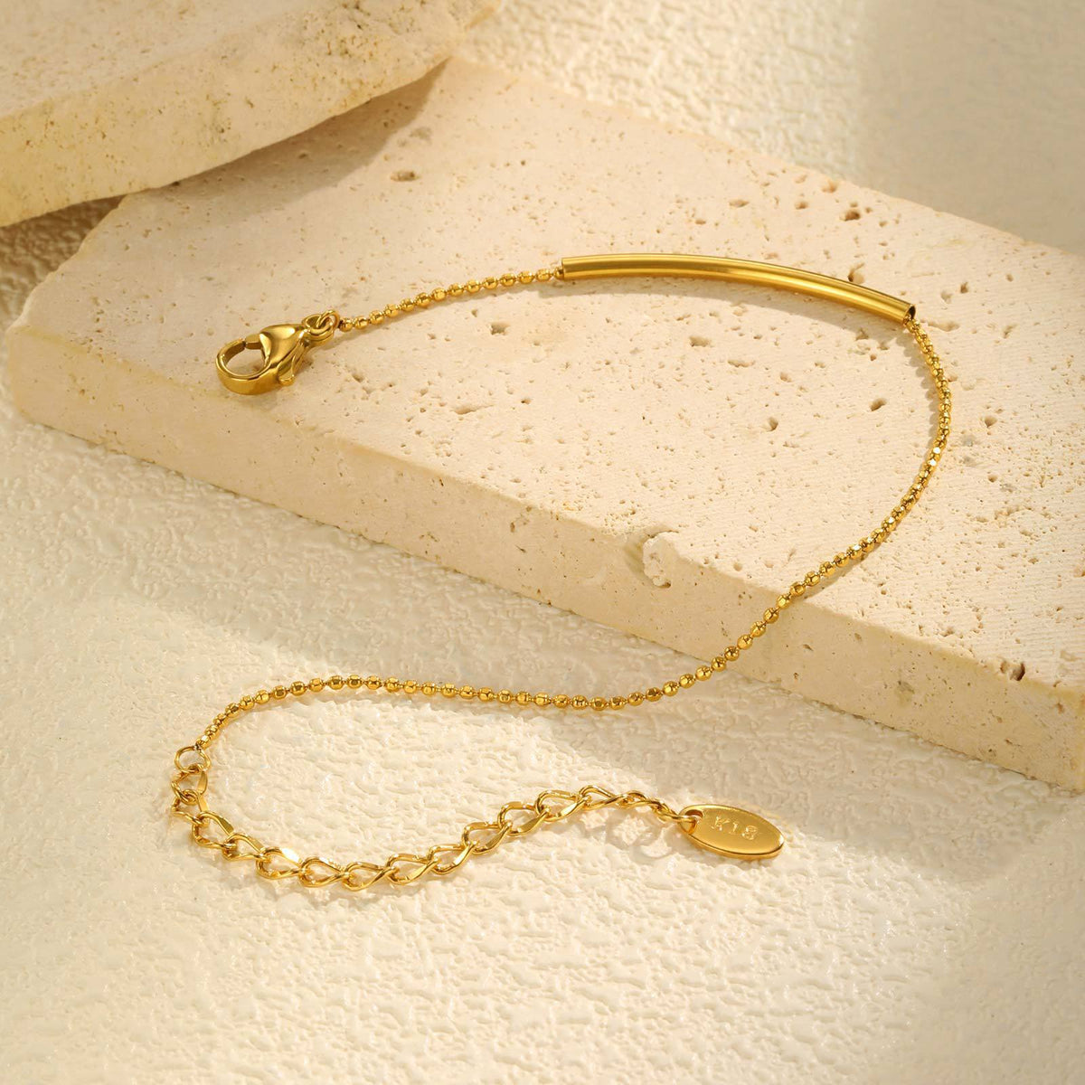 Gold-Plated Stainless Steel Bracelet