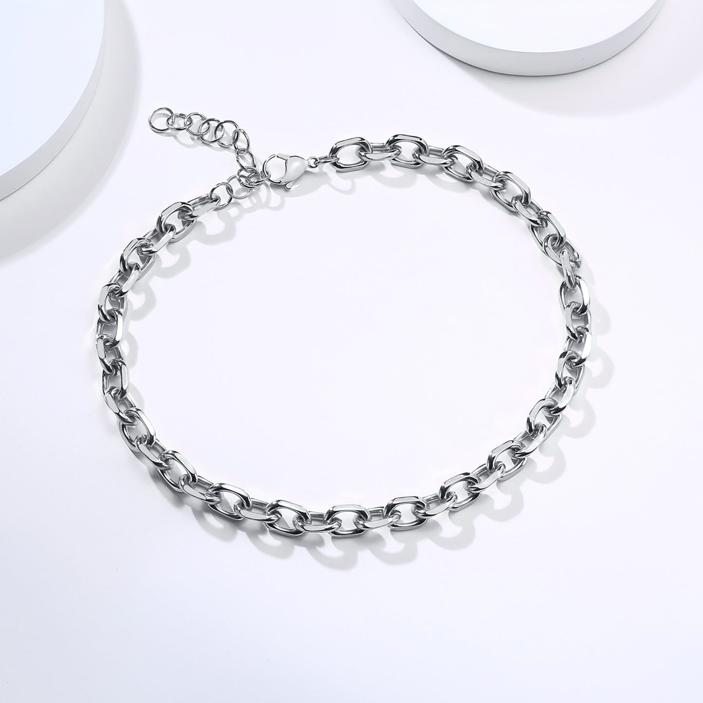 Foreign Trade Jewelry Stainless Steel Necklace Thick Chain