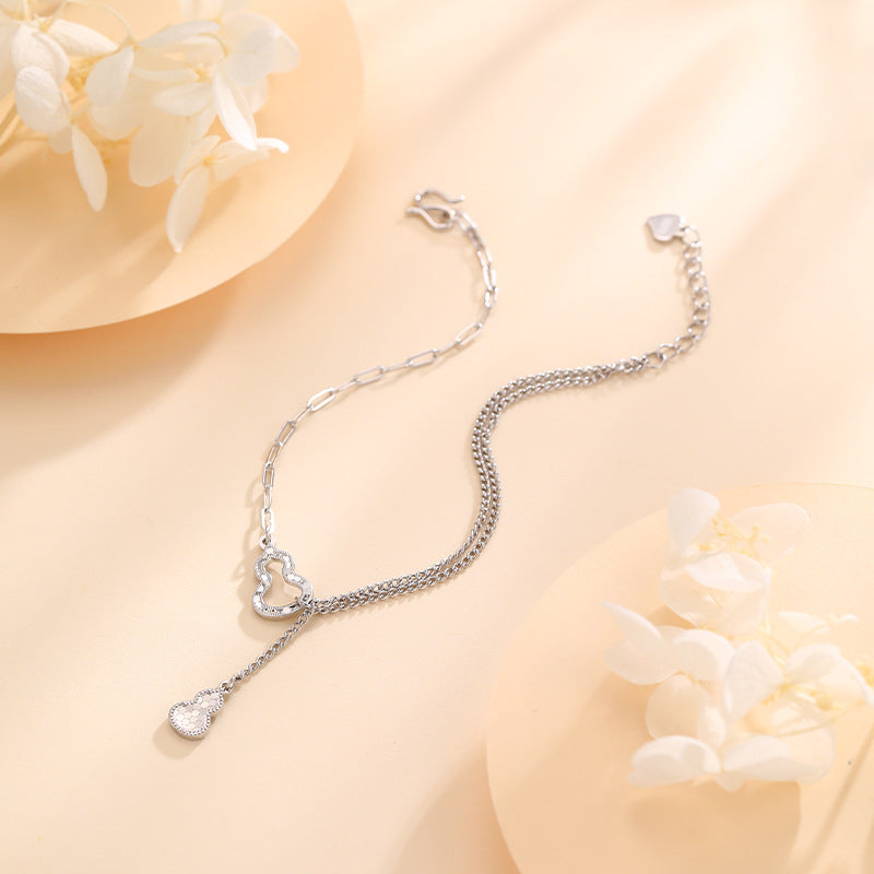 Statement Crushed 925 Sterling Silver Women's Bracelet