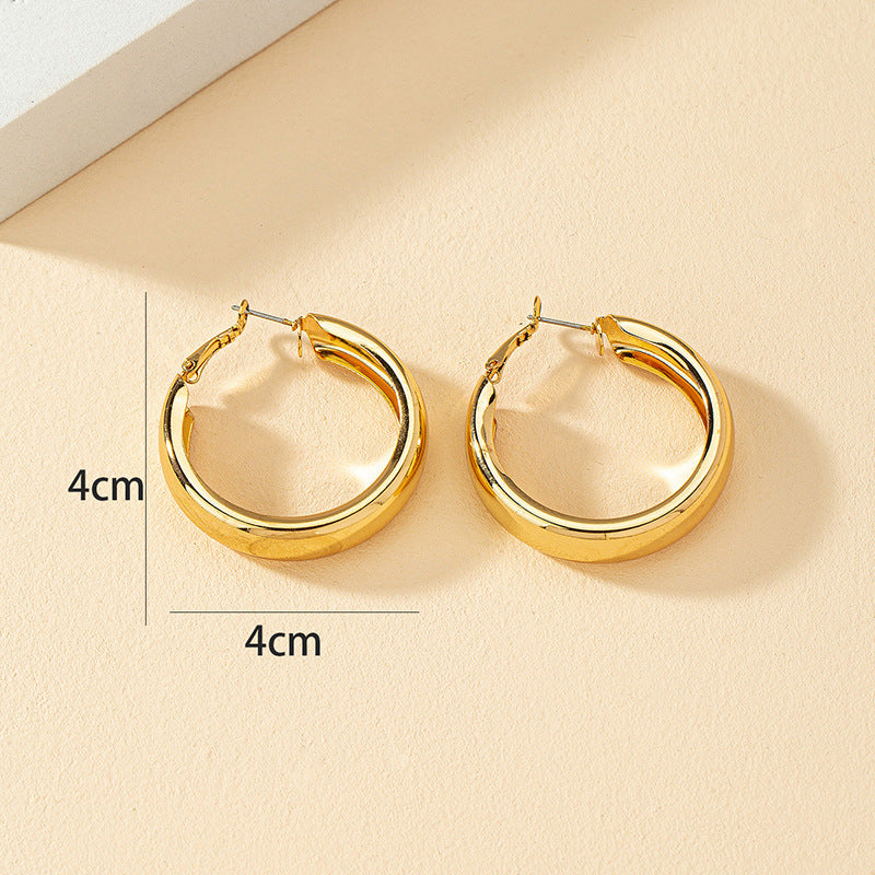 European Chic Metal Earrings - Vienna Verve Collection