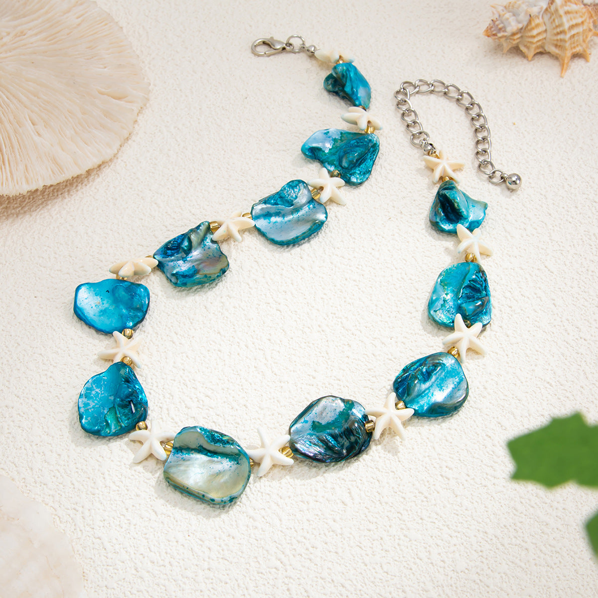 Shell & Starfish Coastal Necklace