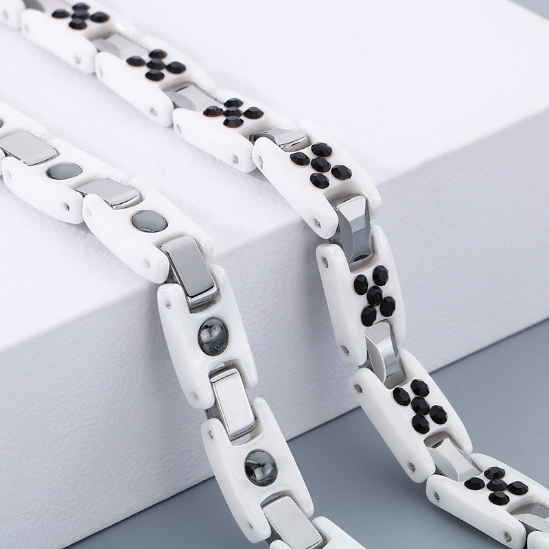 Planderful Dopamine Magnet Tungsten Bracelet Unisex