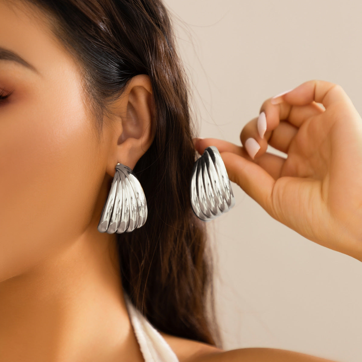 Planderful Vienna Verve Earrings – Unique Irregular Geometric Design