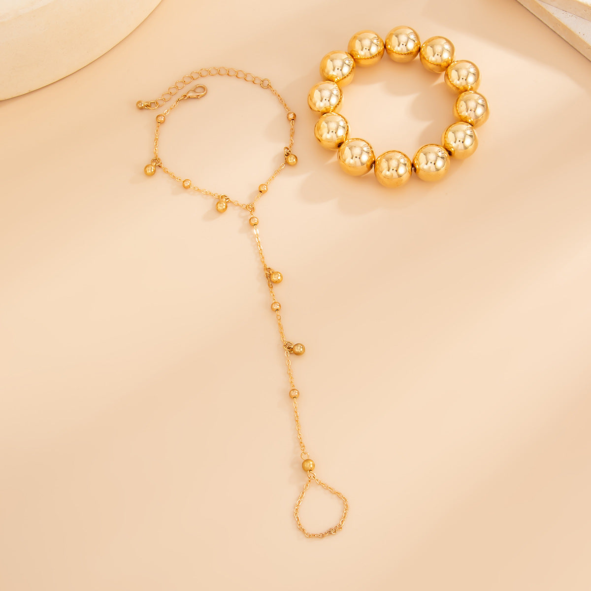 Planderful Vienna Verve Women Fringe Bead Metal Chain Bracelet Personalised Statement Gift For Women