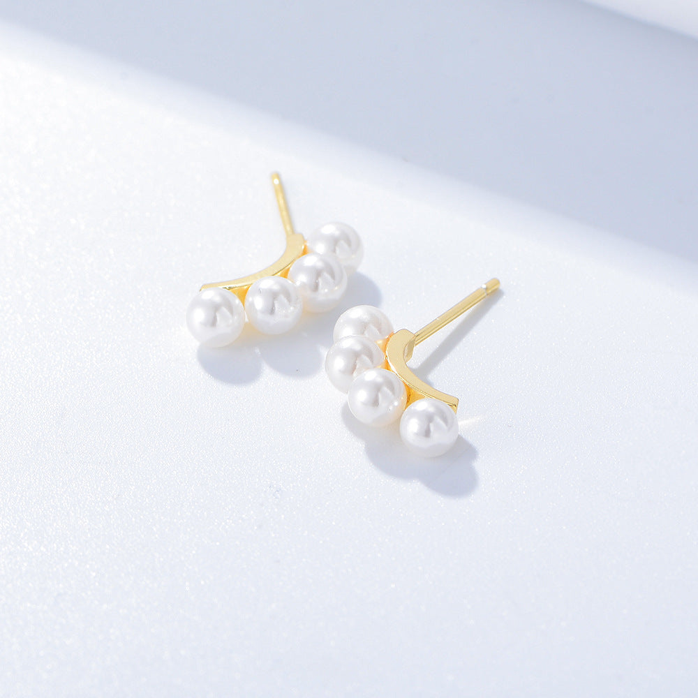 And Sterling Silver Pearl Earrings