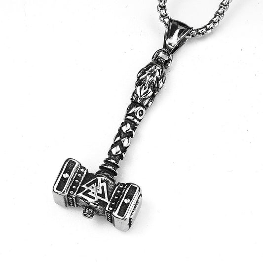 European and American Jewelry Wholesale Titanium Steel Pendant Necklace for Men