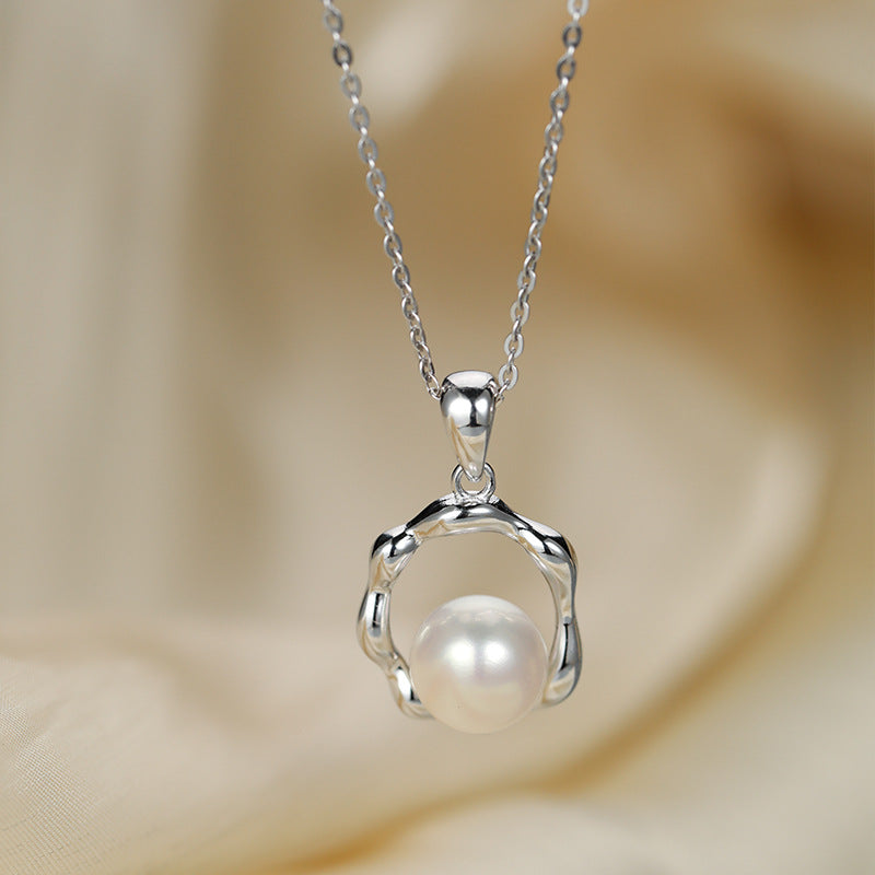 S925 Sterling Silver Freshwater Pearl Necklace