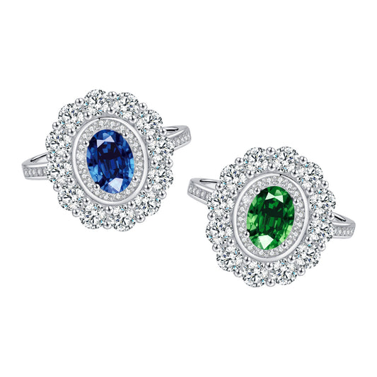 Planderful Gala Fireworks Ring – Retro Luxury with Stunning Zircon