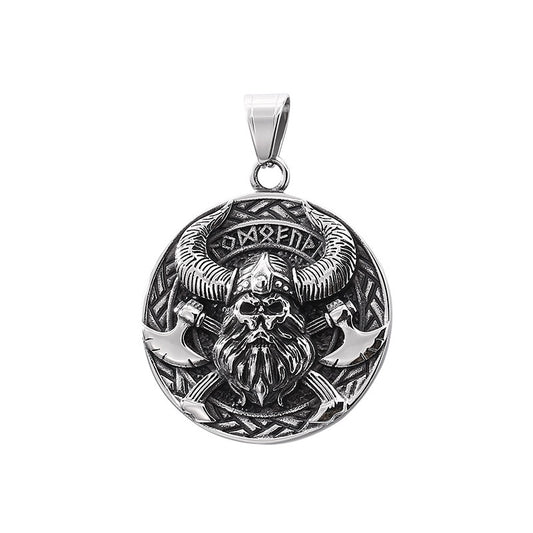Planderful Day Of Dead Rose Skull Necklace Men Pirate King