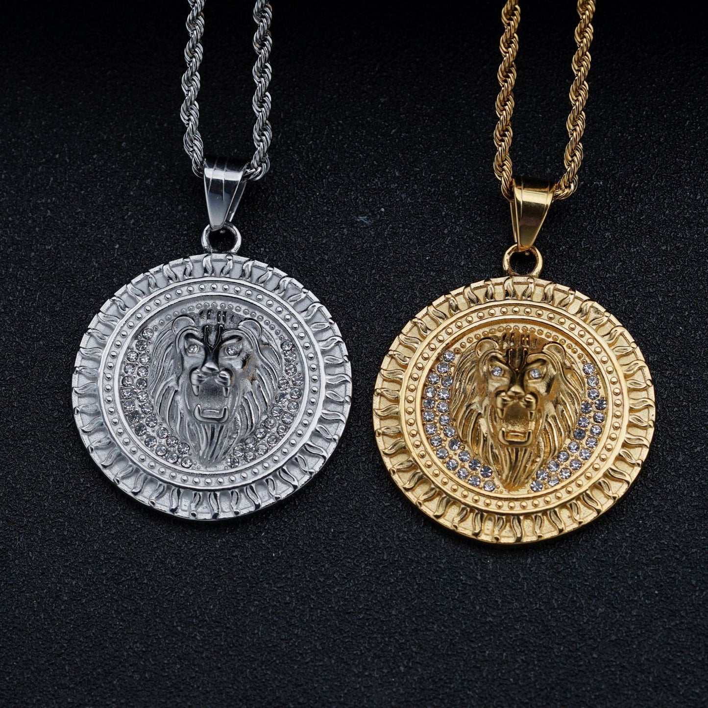 Steel Necklace – Statement Hip-Hop Pendant