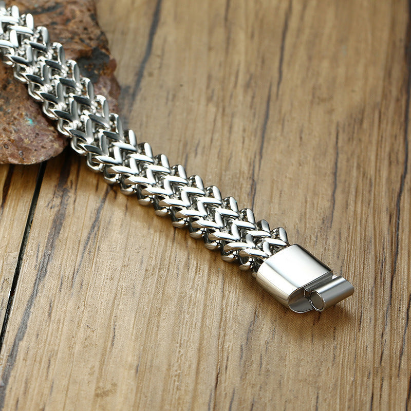 Cross-Border E-Commerce Foreign Trade Steel Bracelet Trend