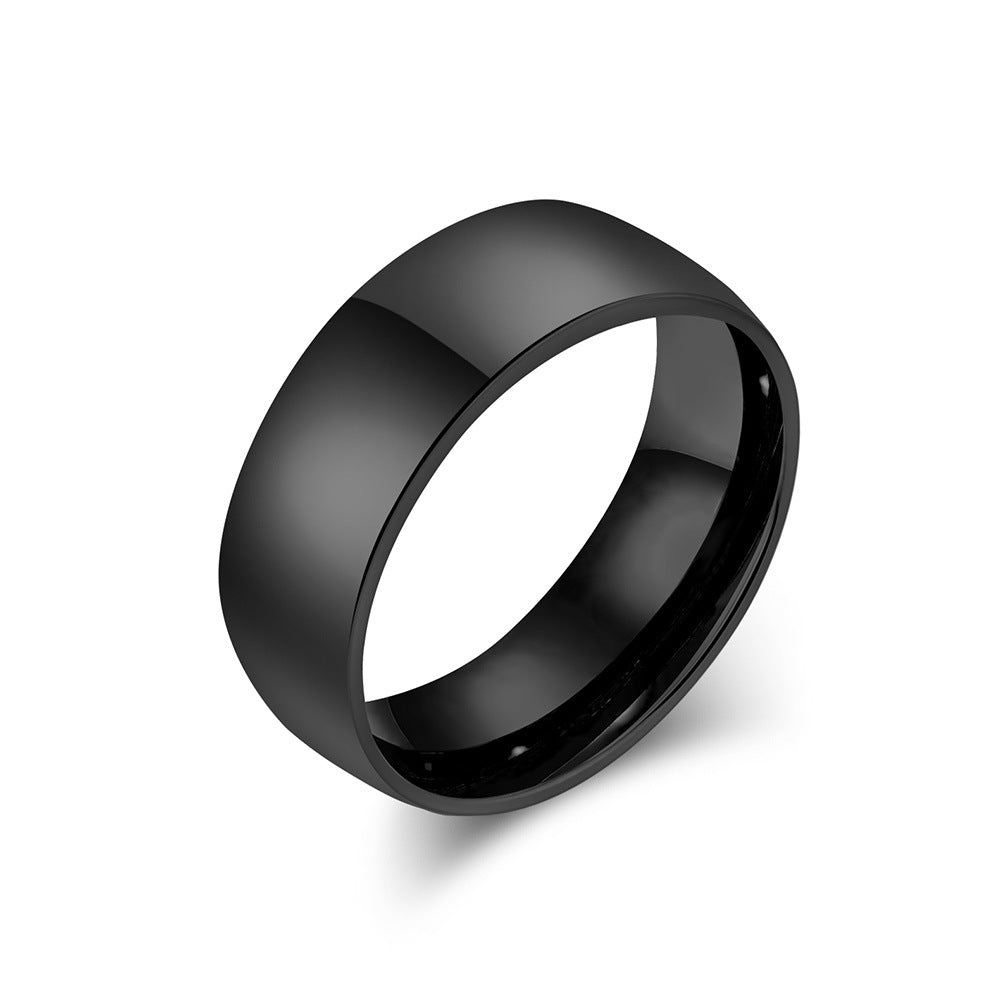 Modern Stainless Steel Ring — Gold / Silver / Black