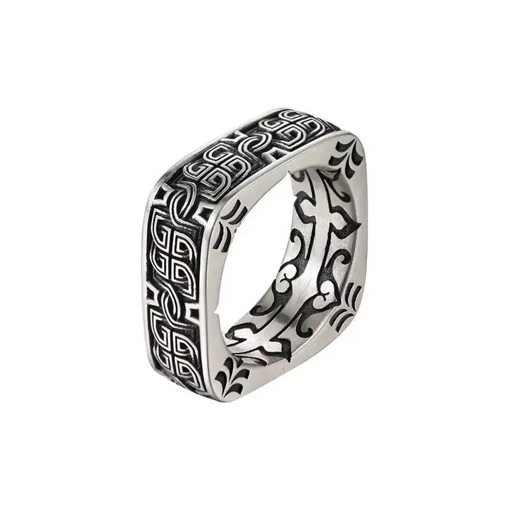 Vintage Stainless Steel Men's Ring