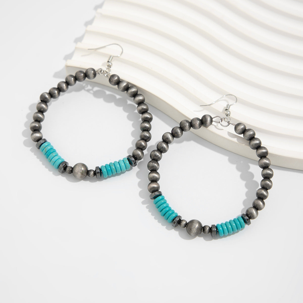 Planderful Vienna Verve Earrings – Personalized Retro Geometric Design