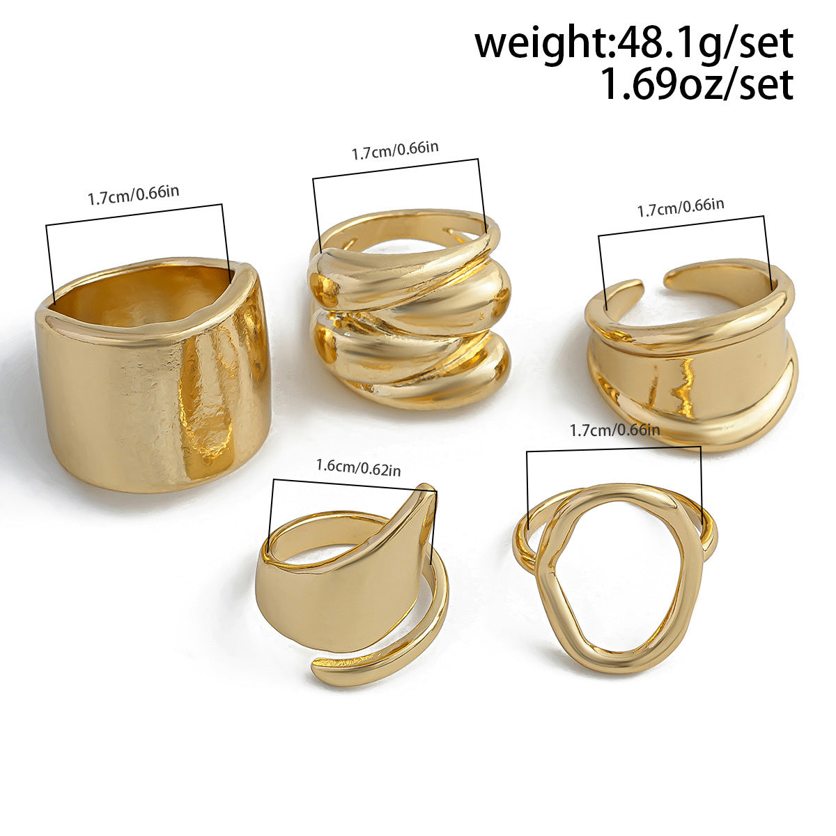 Planderful Vienna Verve Geometric Metal Ring For Fashion Forward Adults With Irregular Lava Texture
