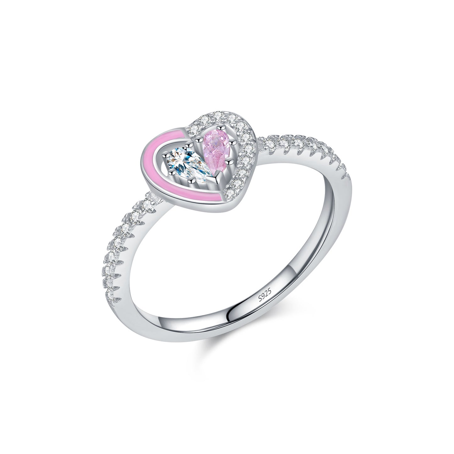 Planderful Everyday Genie Ring – Sweet and Delicate Pink Enamel Design