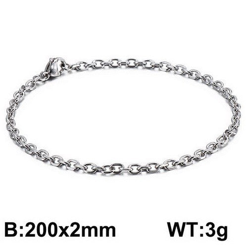 Punk Hip-Hop Stainless Steel – Interlocking O-Tide Unisex Titanium Steel Bracelet