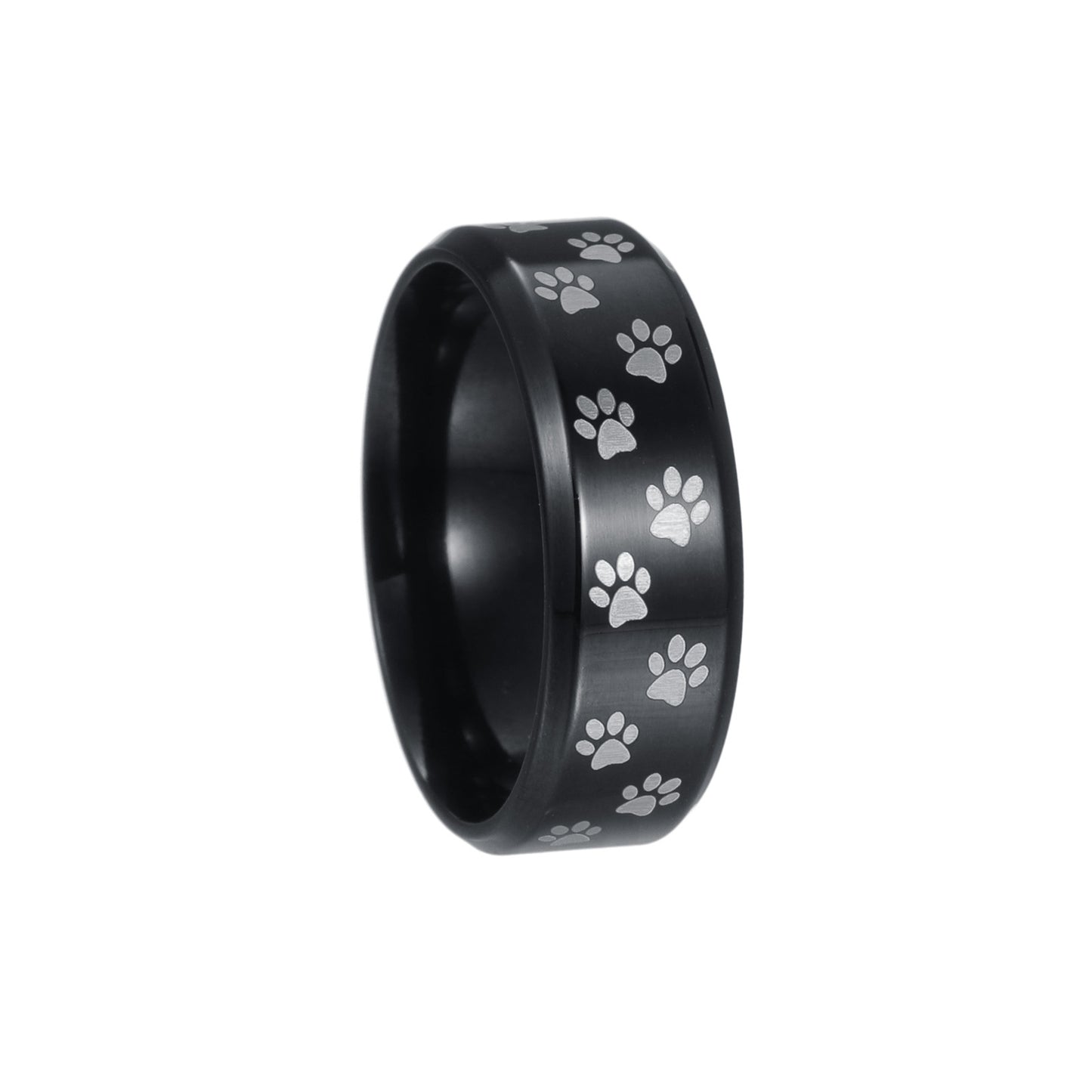 Planderful Everyday Genie 8mm Stainless Steel Ring Unisex Protection Statement For Men