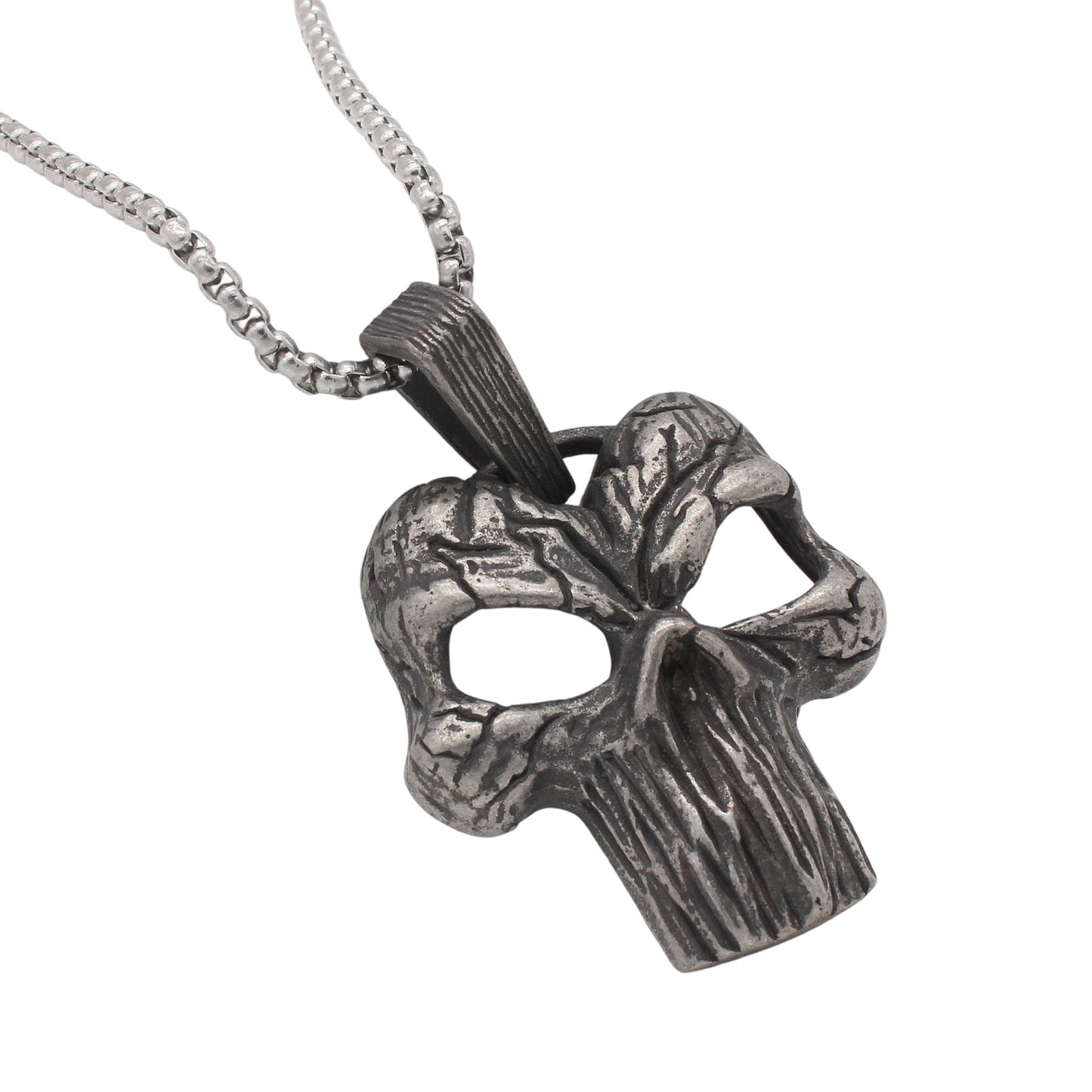 Planderful Jewelry Skull Pendant For Men Titanium Steel Retro European American Personalized