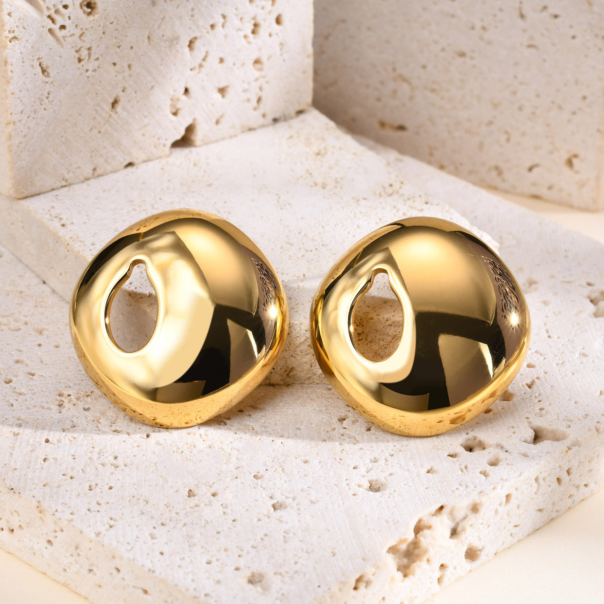 Stainless Steel Geometric Earrings