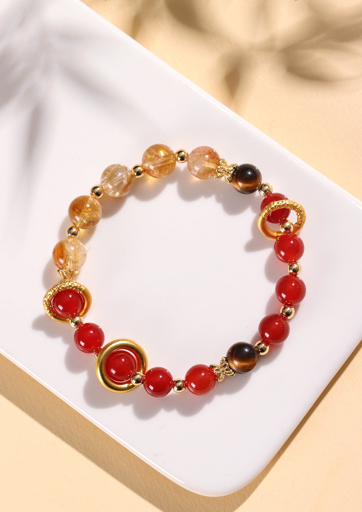 Planderful Fortune's Favor Bracelet – Elegant Natural Agate Design