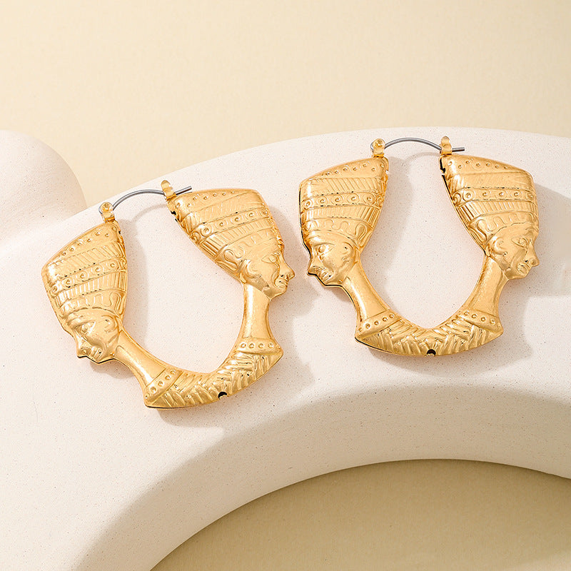 Planderful Vienna Verve Earrings – Unique Retro Metal Design