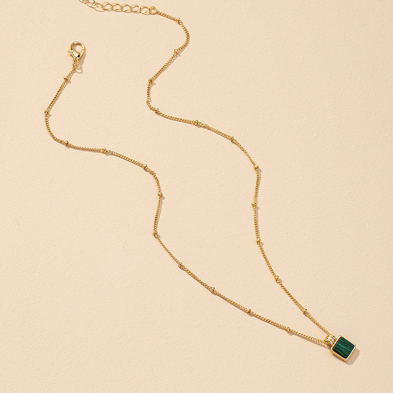 Turquoise Pendant Necklace - Vienna Verve Collection by Planderful