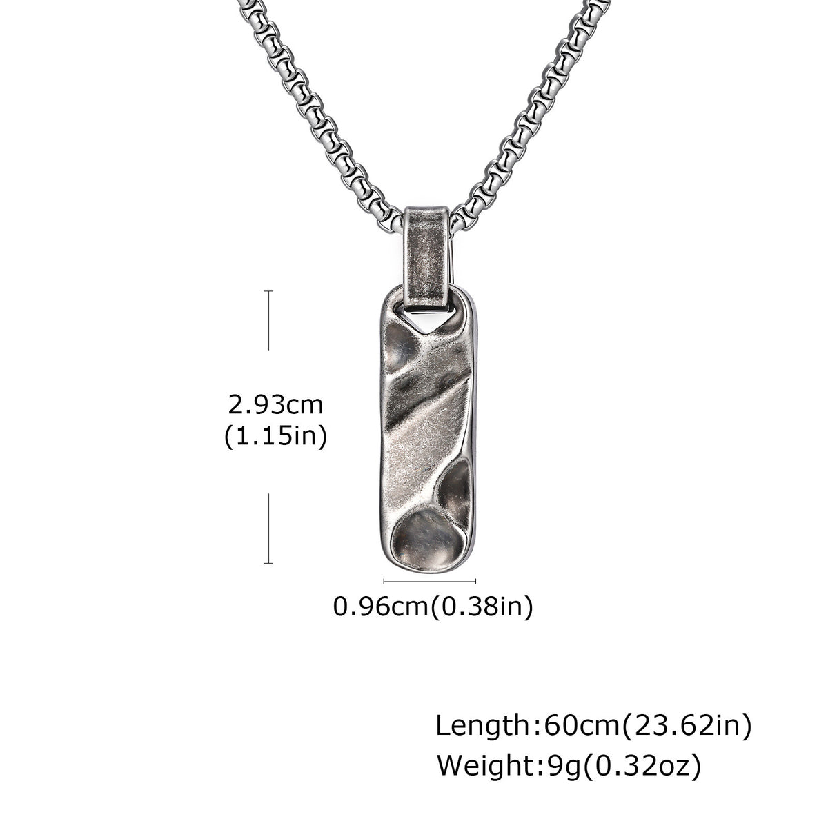 Geometric Stainless Steel Pendant Unisex