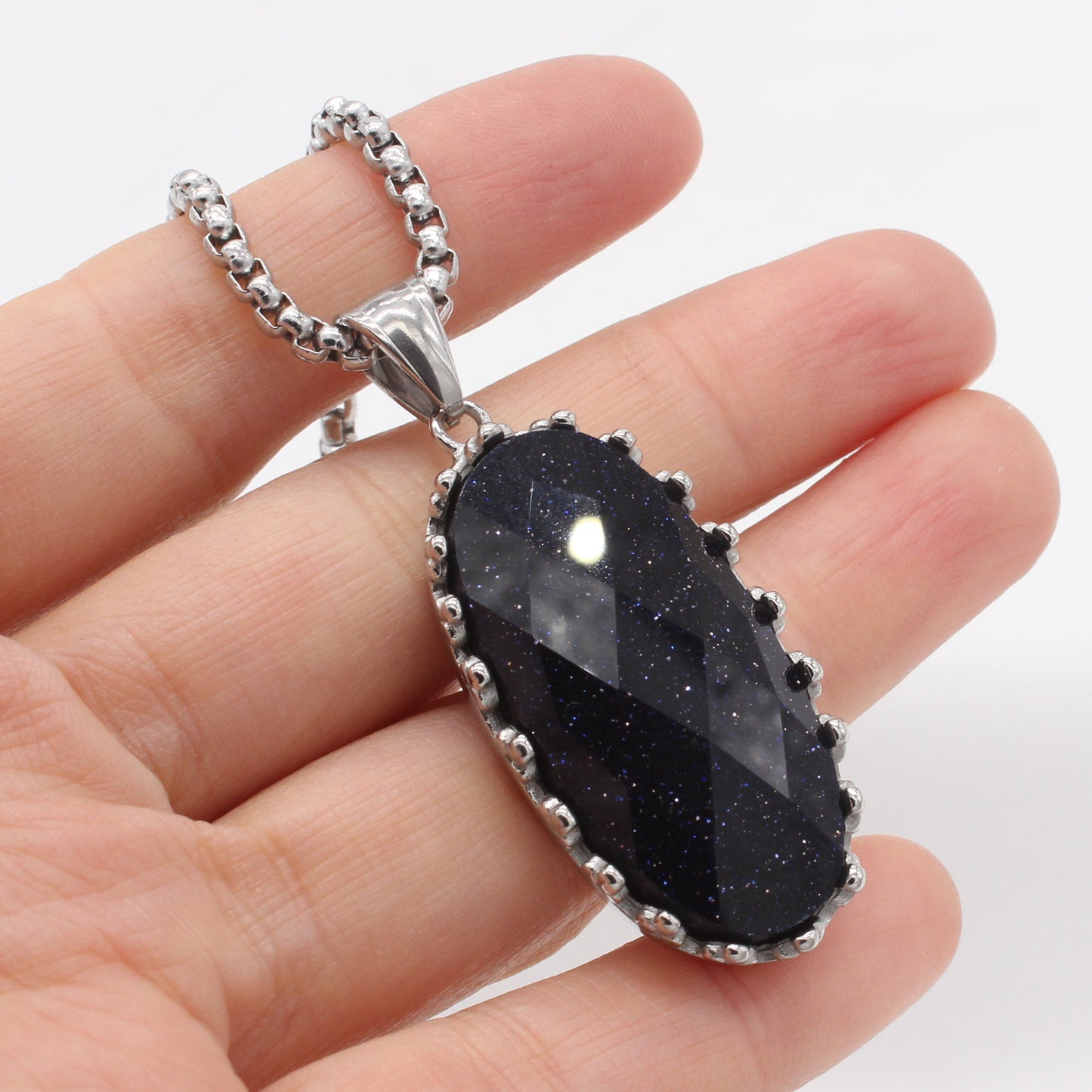 Planderful Everyday Genie – Stylish Titanium Steel Pendant Necklace for Men