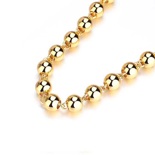 Steel Necklace - Statement Beaded For Men