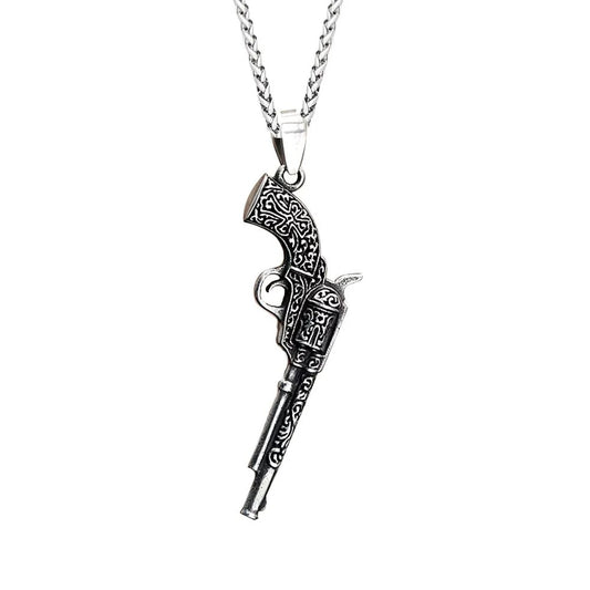 Punk Mold Stainless Steel Men's Pendant Necklace
