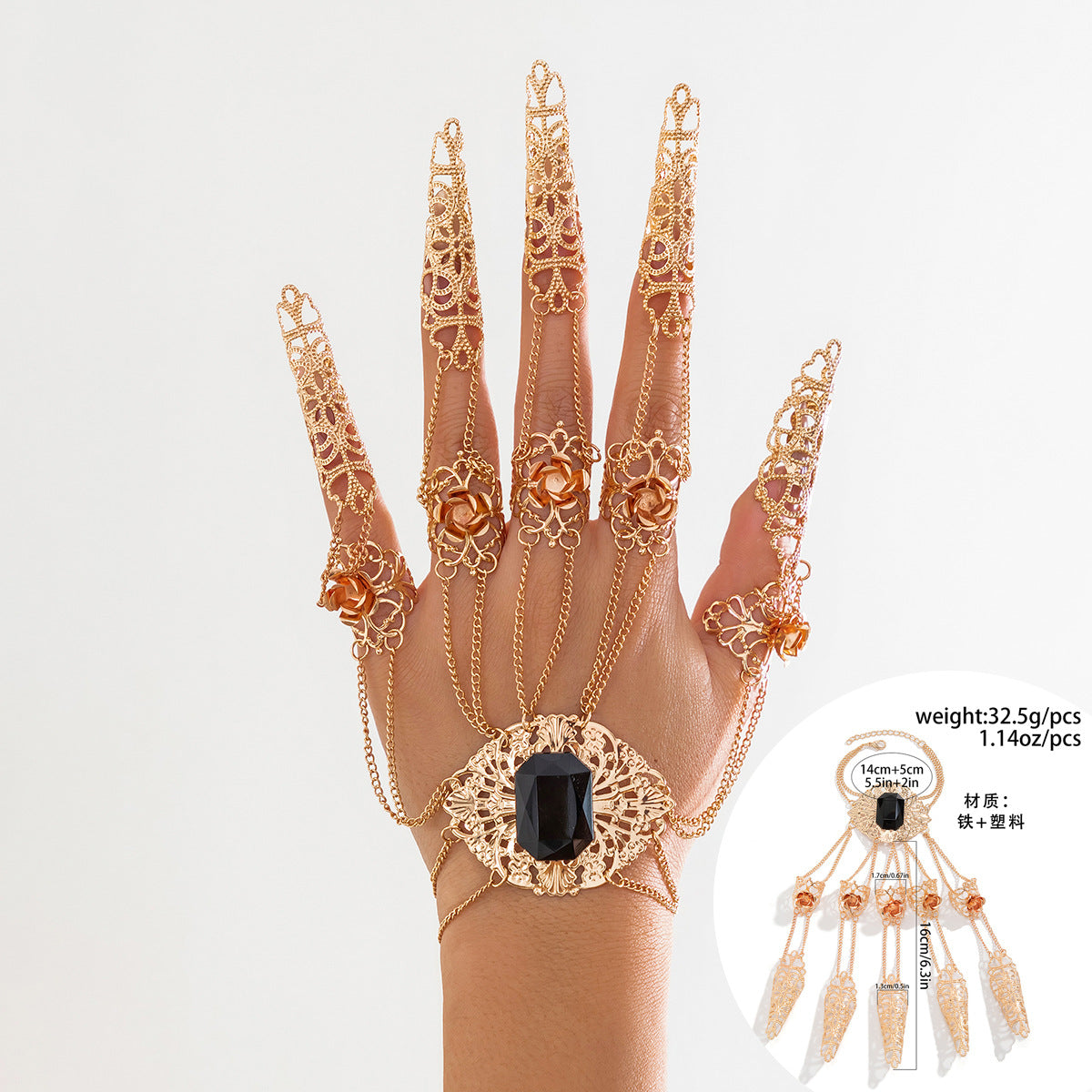 European and American Gothic Jewelry Set with Vienna Verve Needle Bracelet