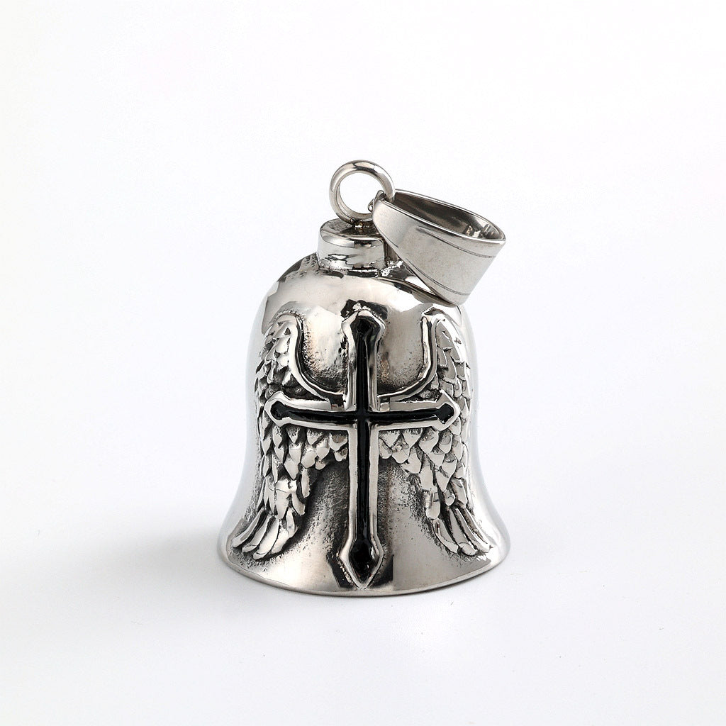 Vintage Stainless Steel Pendant Necklace