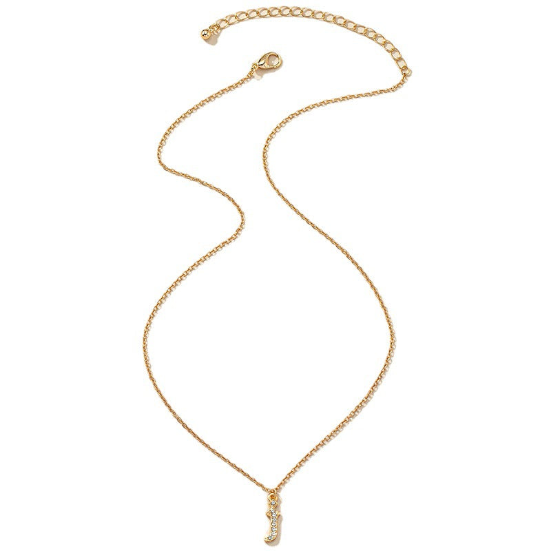 European and American Cross-Border Jewelry Collection: Vienna Verve Metal Necklace with Luxury Letter Design