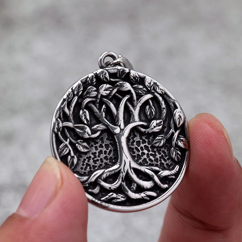 Planderful Unisex Tree of Life Pendant Necklace Retro