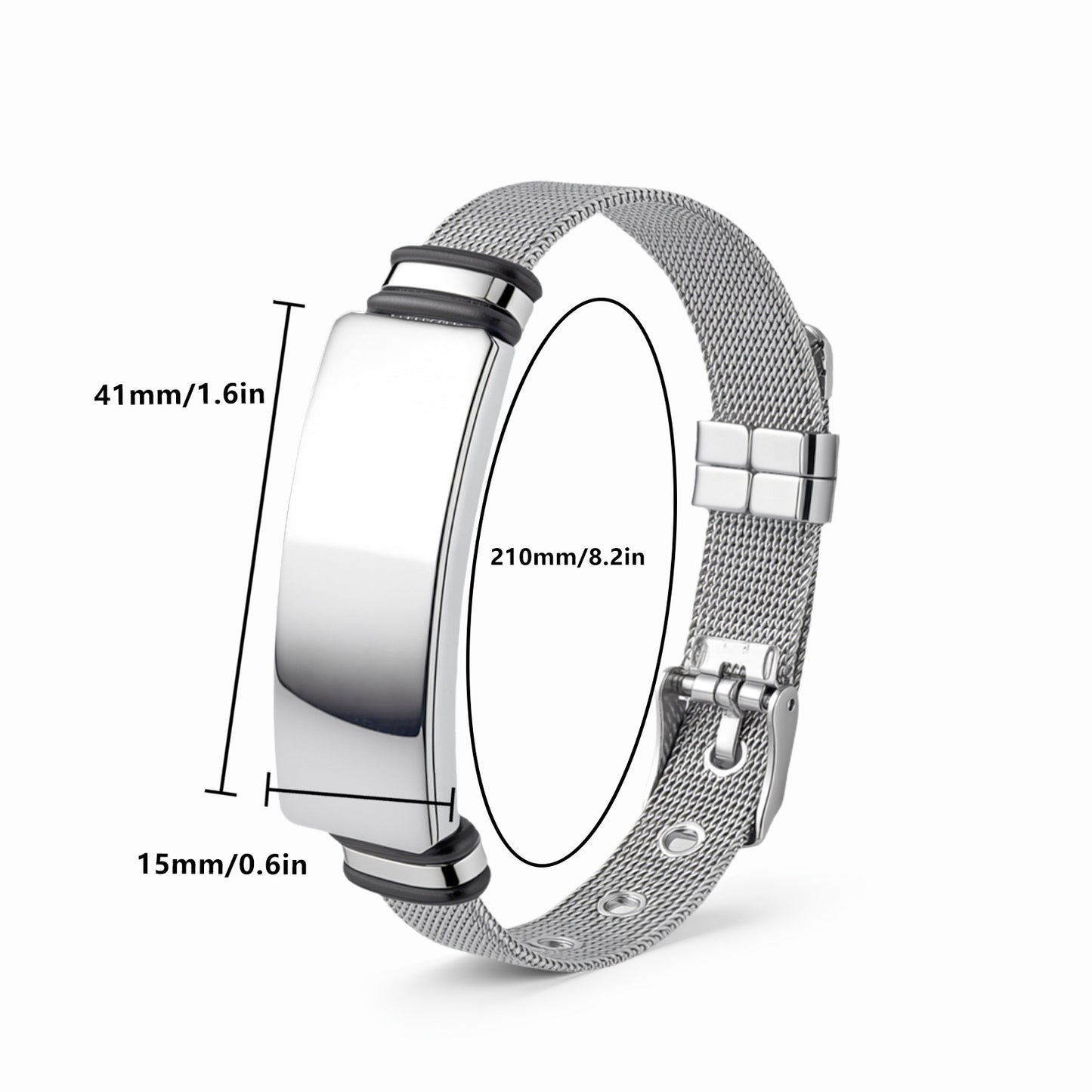 Planderful Everyday Genie Adjustable Stainless Steel Couple Bracelet Unisex Gift For Him And Her