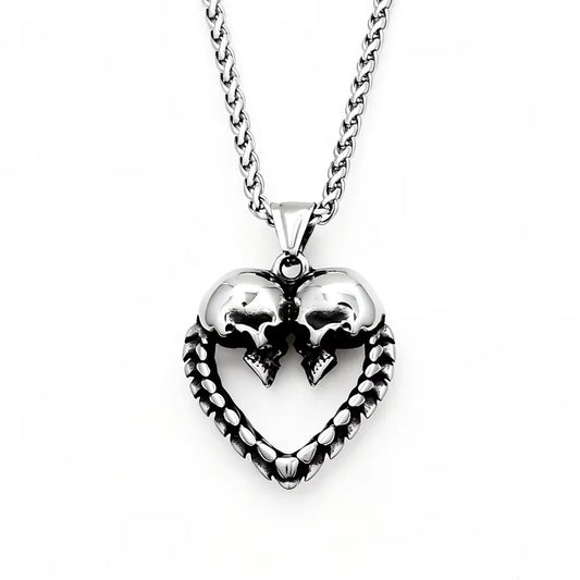 Vintage Skull Stainless Steel Men's Pendant Necklace