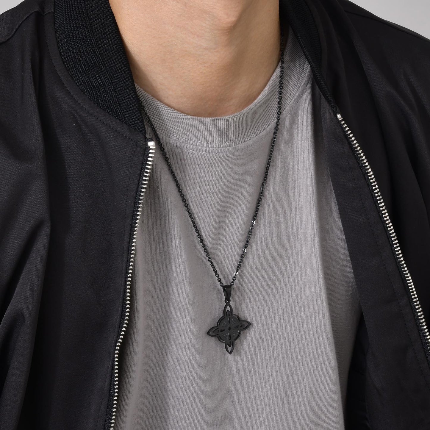 European And American Wholesale Stainless Steel Celtic Knot Necklace