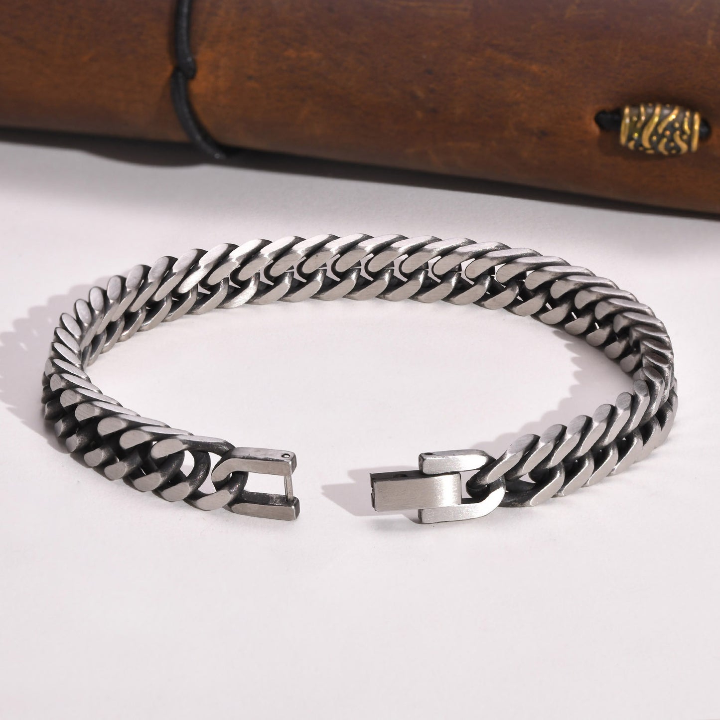 European And American Stainless Steel Men's Thick Bracelet