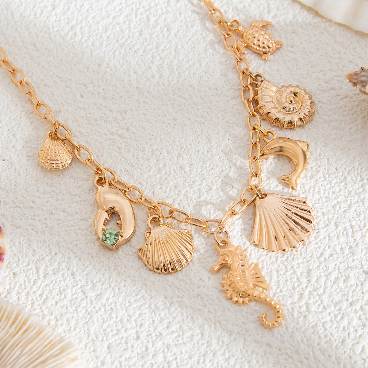 Planderful Vienna Verve Necklace – Personalized Multi-Flower Pearl Design