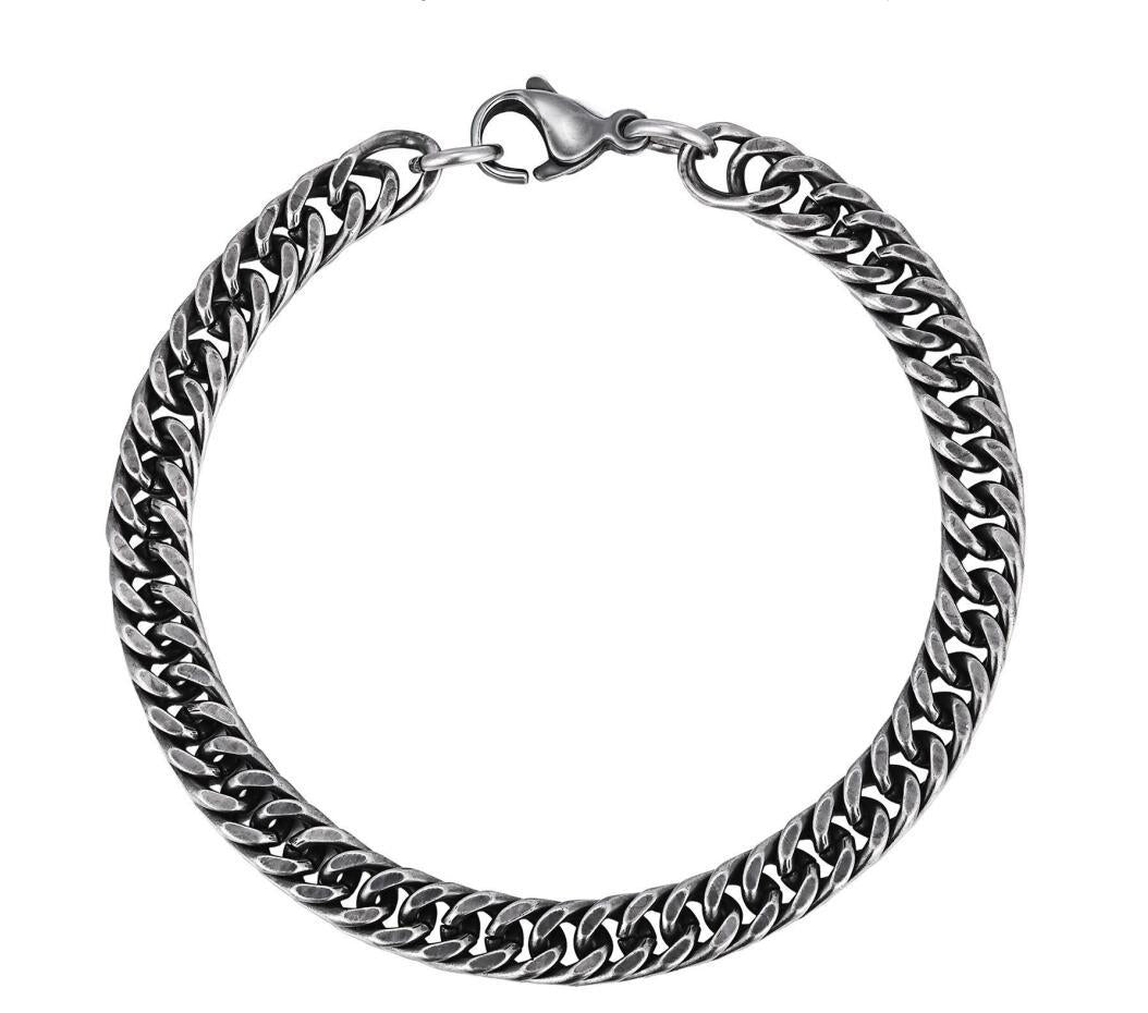 Braided Stainless Steel Bracelet Unisex