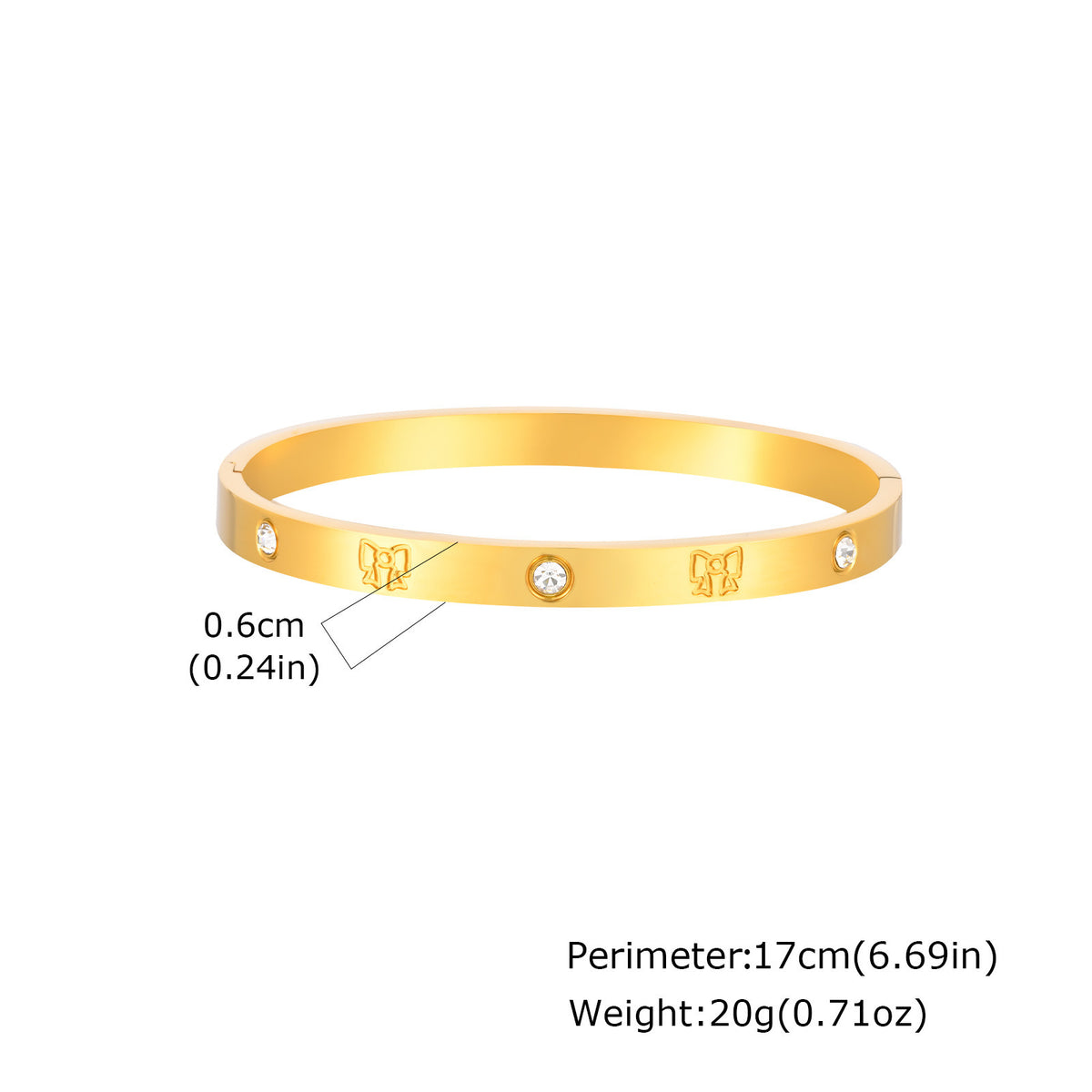 Flower Zircon Stainless Steel Bracelet
