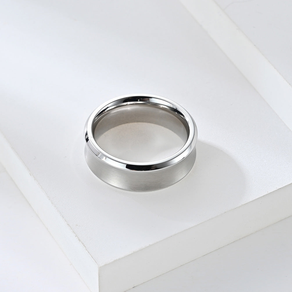 Ins Harajuku Japan Korea Unisex Stainless Steel Ring